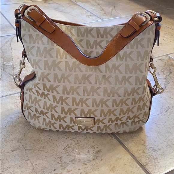 Michael Kors Brown & Tan Purse - Picture 2 of 8